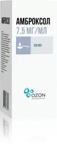 Амброксол Озон р-р для приема внутрь и ингаляций 7,5 мг/мл 100 мл