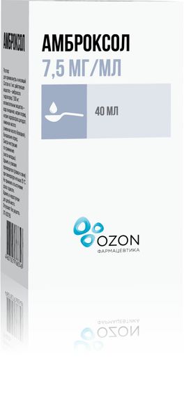 Амброксол Озон р-р для приема внутрь и ингаляций 7,5 мг/мл 40 мл