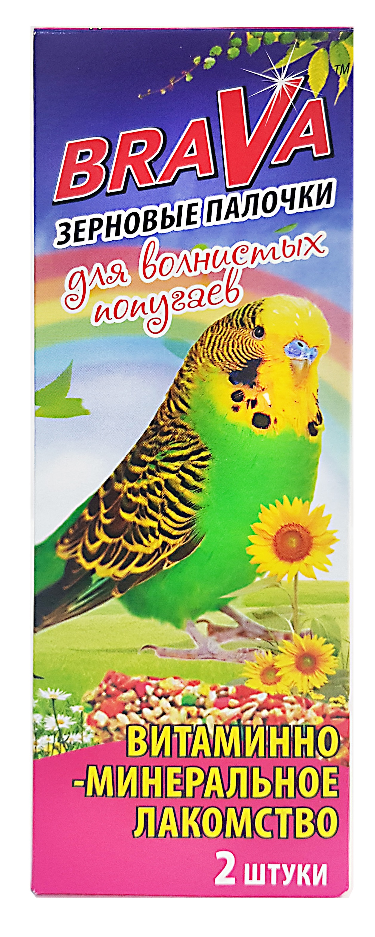 Палочки для попугаев Брава n2 витаминно-минеральные