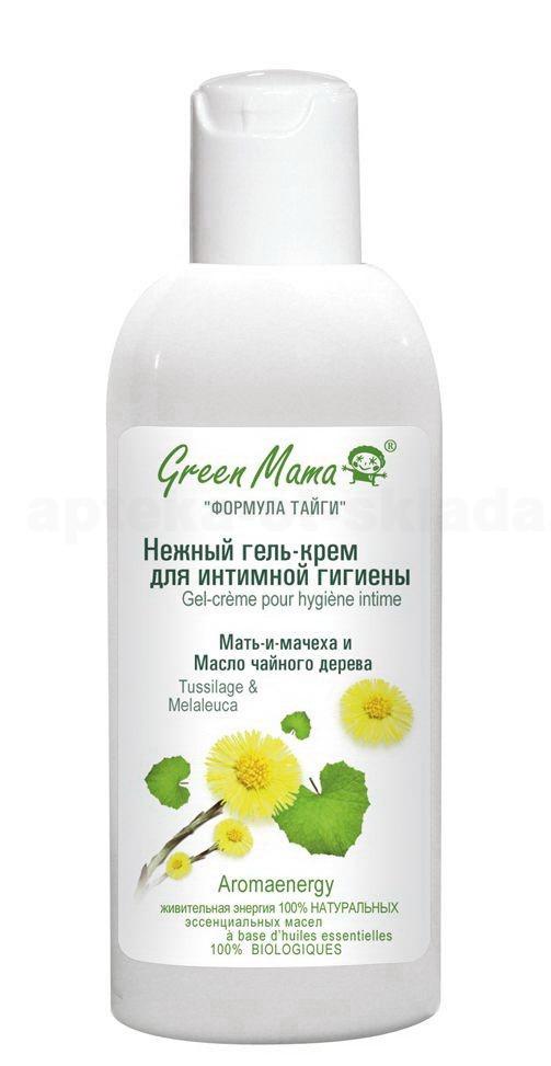 Green Mama гель-крем для интимной гигиены 100мл мать-и-мачеха/чайное дерево
