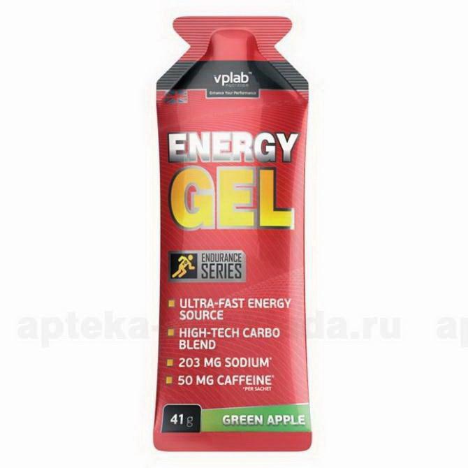Energy gel источник энергии с кофеином саше 41г цитрус N 1