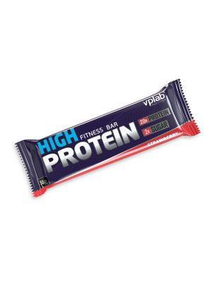 Батончик протеиновый High Protein Fitness Bar 100г клубника N 1