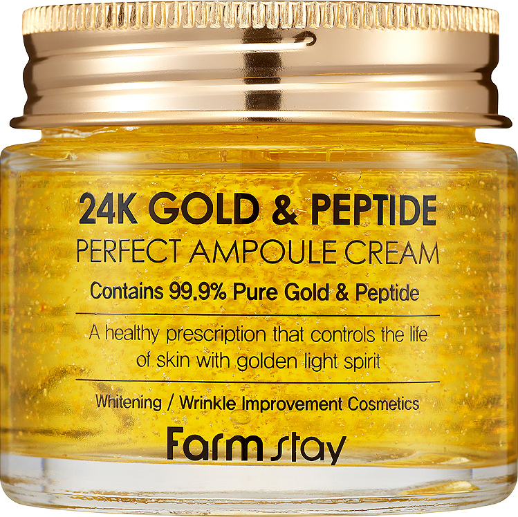 FarmStay Ампульный крем с золотом и пептидами 80мл N 1