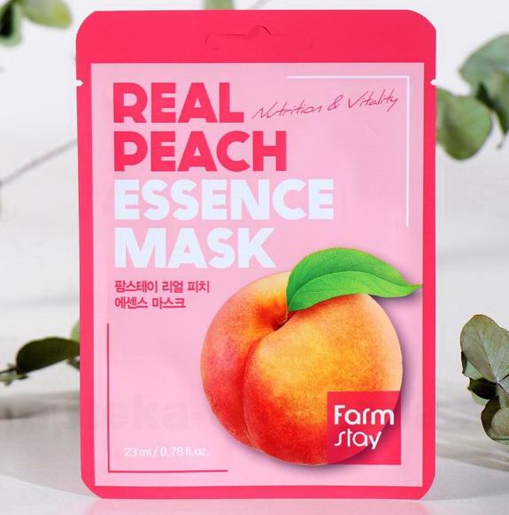 FarmStay Тканевая маска для лица с экстрактом персика 23мл N 1