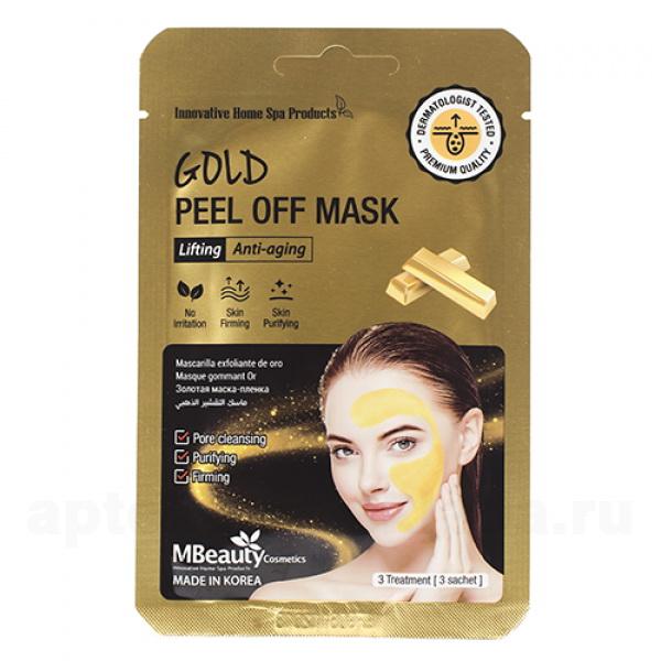 MBeauty Подтягивающая маска-пленка с коллоидным золотом 7г х 3шт N 1