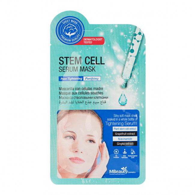 MBeauty Тканевая лифтинг-маска для лица со стволовыми клетками 25мл N 1