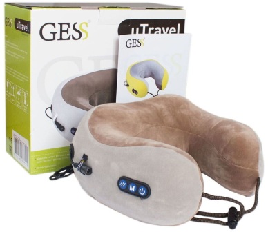GESS-136 gray uTravel gray массажная подушка для путешествий N 1