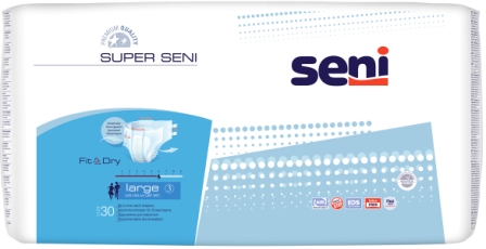 Подгузники для взрослых Super Seni large более 75кг N 30