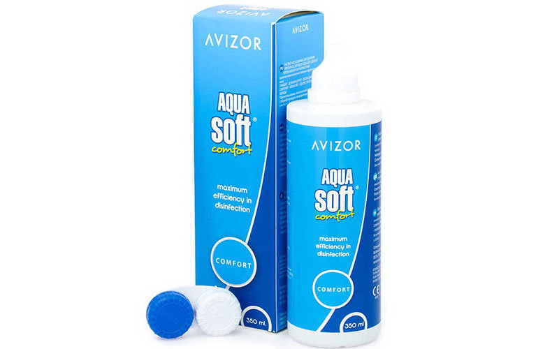 Раствор Avizor Aqua Soft Comfort Plus для контактных линз 350мл