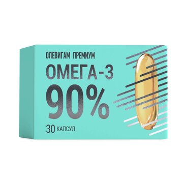 Олевигам Премиум Омега-3 90% капс N 30