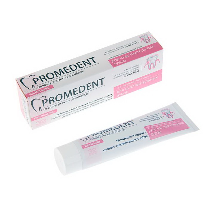 32 бионорма Promedent зубная паста 90мл для чувствительных зубов