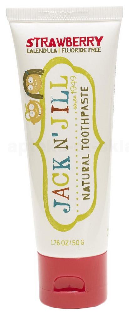 Jack`n`Jill зубная паста 50г 6+мес клубника/органическая экстракт календулы