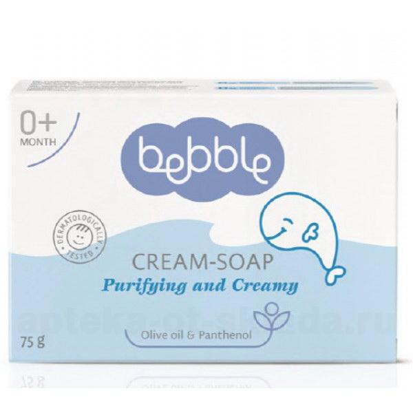 Bebble cream-soap 75г крем-мыло твердое детское 0+мес