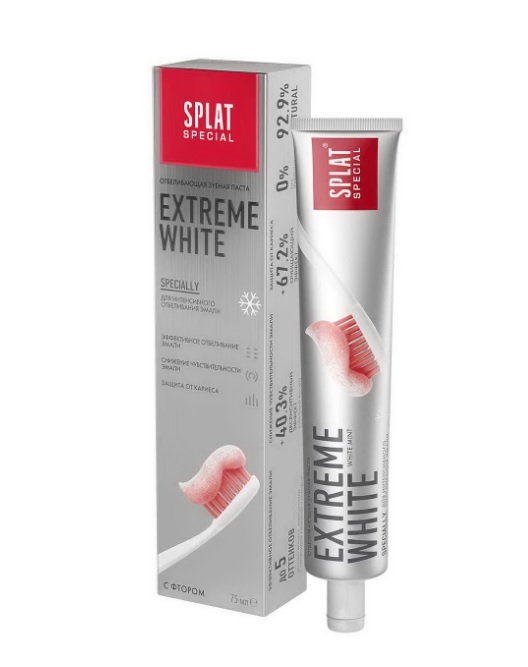 Сплат зубная паста спешл Extreme White экстрим вайт отбелививающая 75мл
