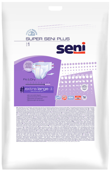 Подгузники для взрослых Super Seni Plus extra large