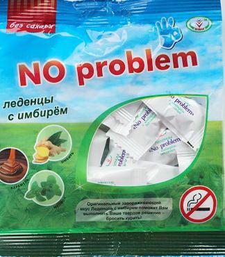 Леденцы No problem с имбирем без сахара 30г