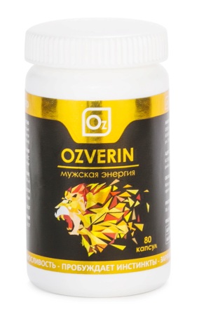 OZVERIN (Озверин) капс для внутреннего прим/приг напитка мужская энергия N 80