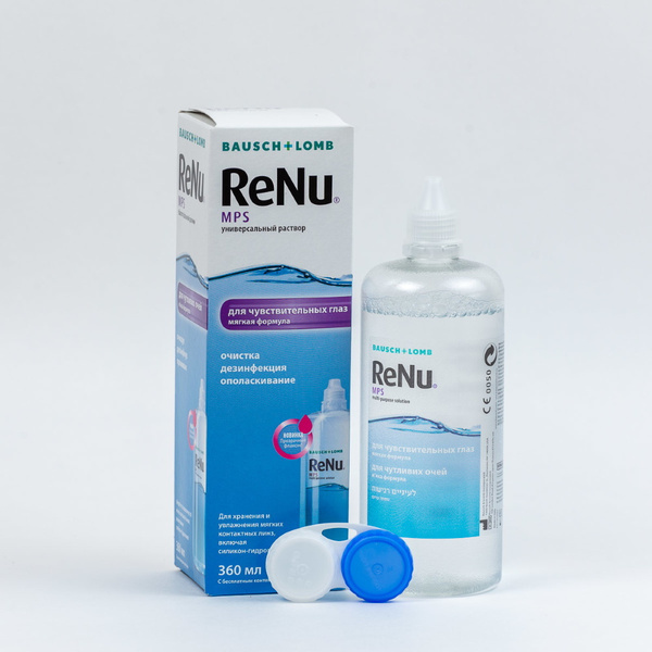 Раствор Renu MPS универ для контактных линз для чувствительных глаз 360мл