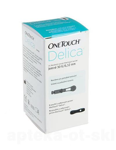Ланцеты One Touch Delica тонкие 0,32мм N 25