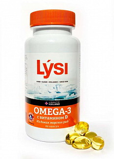 ЛИСИ Омега-3 с витамином D капс N 60