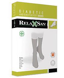 Relaxsan Diabetic носки х/б р.3/M черные арт.560 без швов/компрессии