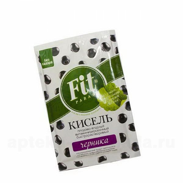 Fit Effectum кисель черника плодово-ягодный витаминизированный пакет 30г