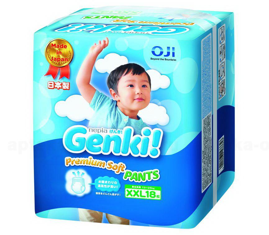 Genki  Premium soft трусики-подгузники р.XXL (13-25кг) N 18