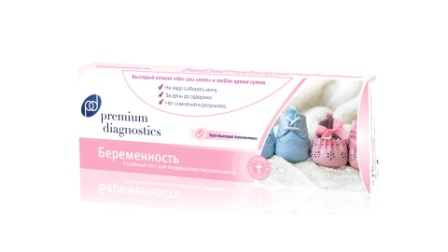 Тест на беременность premium diagnostics чувст-ть 20мМе/мл