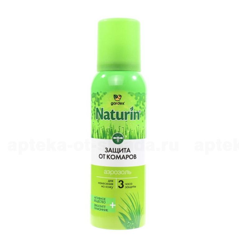Gardex Naturin аэрозоль от комаров 100мл 3ч защиты на кожу