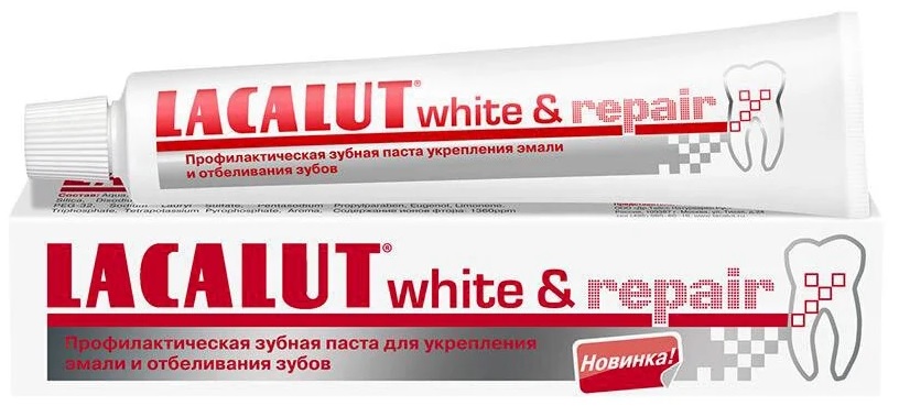 Lacalut White & Repair зубная паста 50мл