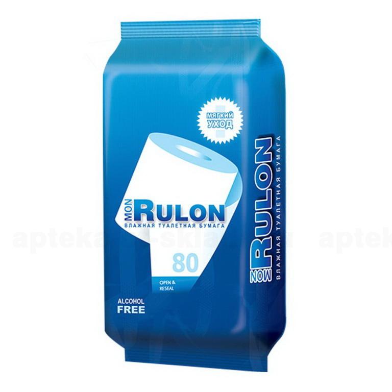 Влажная туалетная бумага Mon Rulon N 80