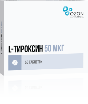 L-тироксин Озон таб 50мкг N 50