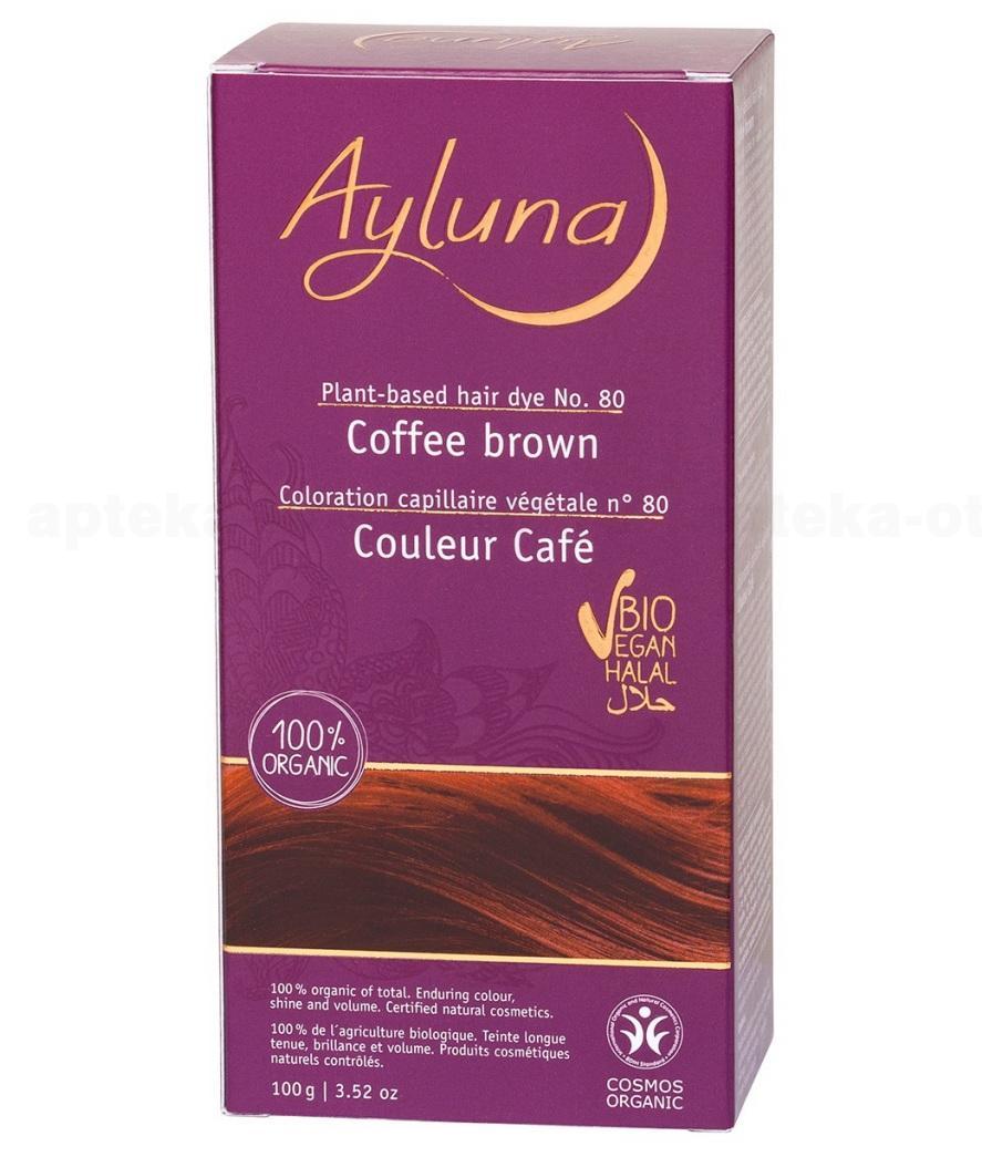 Ayluna краска для волос номер 80 кофейный коричневый 100 г
