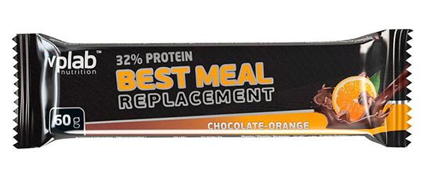 Батончик-заменитель пищи протеиновый 32% Protein Best Meal 60г шоколад-апельсин N 1