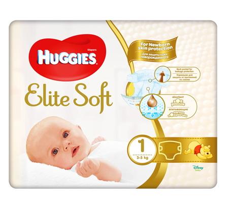 Подгузники Huggies Elite Soft размер 1 (3-5 кг) N 25