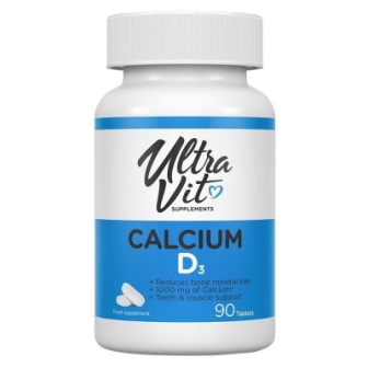 UltraVit суплемент кальций и витамин D3 тб N 90