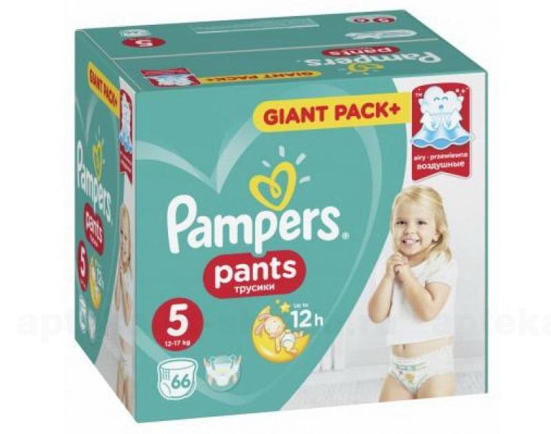 Подгузники-трусики Pampers Pants 12-17 кг (размер 5) N 66
