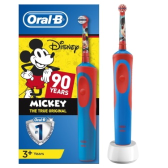 Зубная щетка Oral-B электрическая для детей Stages Power Микки Маус музыкальная с 3+ N 1