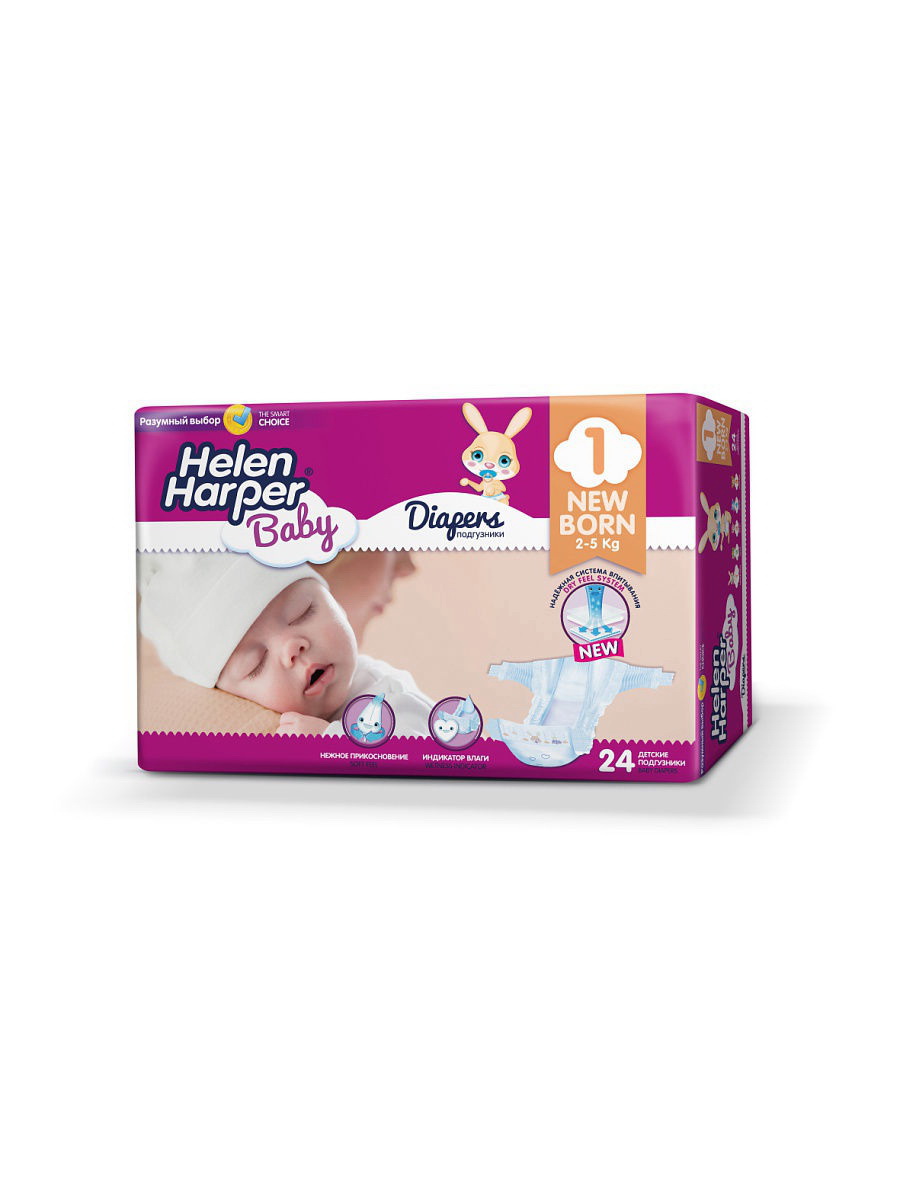 Helen Harper подгузники для детей с малым весом (1-3 кг) N 24