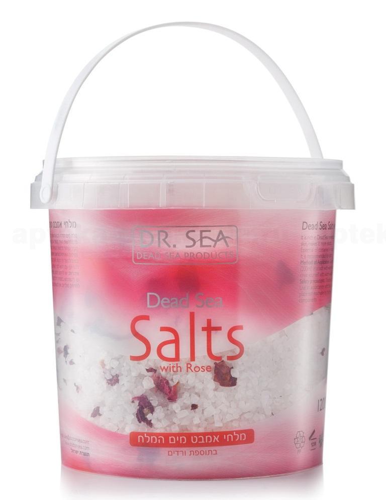 Dr.Sea соль мертвого моря с лепестками роз Salts 1200г