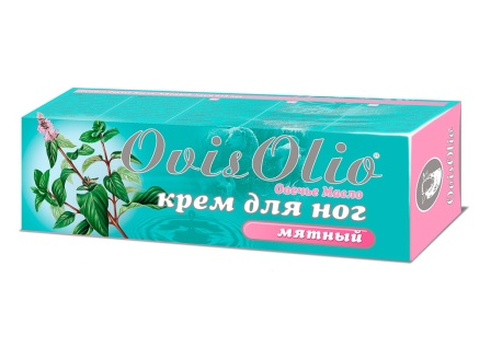 OvisOlio Овечье масло крем для ног мятный 70г