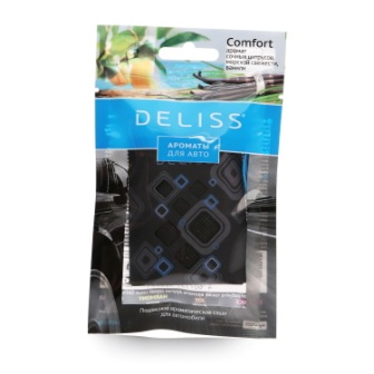 Deliss набор подвесные ароматические саше для автомобиля аромат нового авто/морской/фрукты