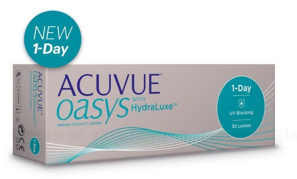 Линзы контактные 1 Day Acuvue OASYS with HydraLuxe 8.5/ +5.50 N 30