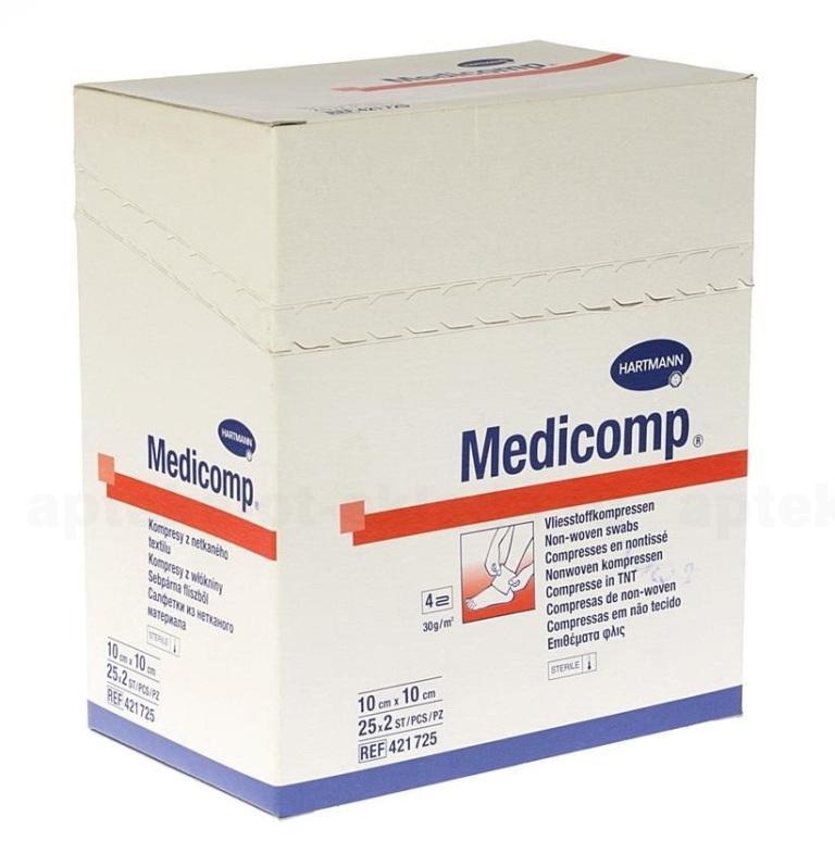 Hartmann Medicomp салфетки марлевые стерильные 10х10 см 2 шт N 25
