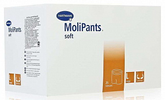 Hartmann MoliPants soft трусики-штанишки для фиксации прокладок р L (80-120см) N 25