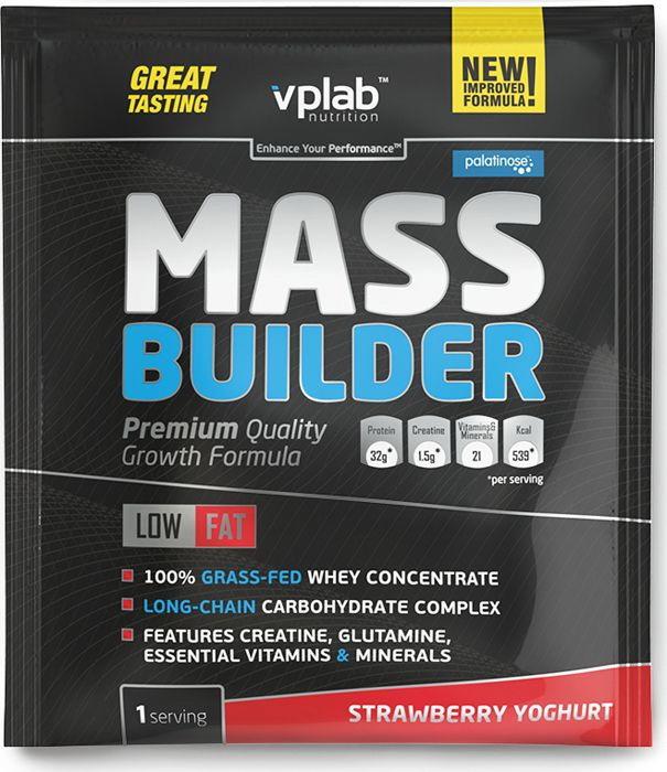 Mass Builder порошок со вкусом клубничного йогурта 1,2кг пакет