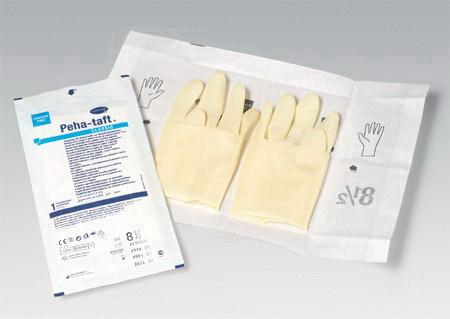 Hartmann peha-taft перчатки латексные стерильные без пудры р.6.5 пара