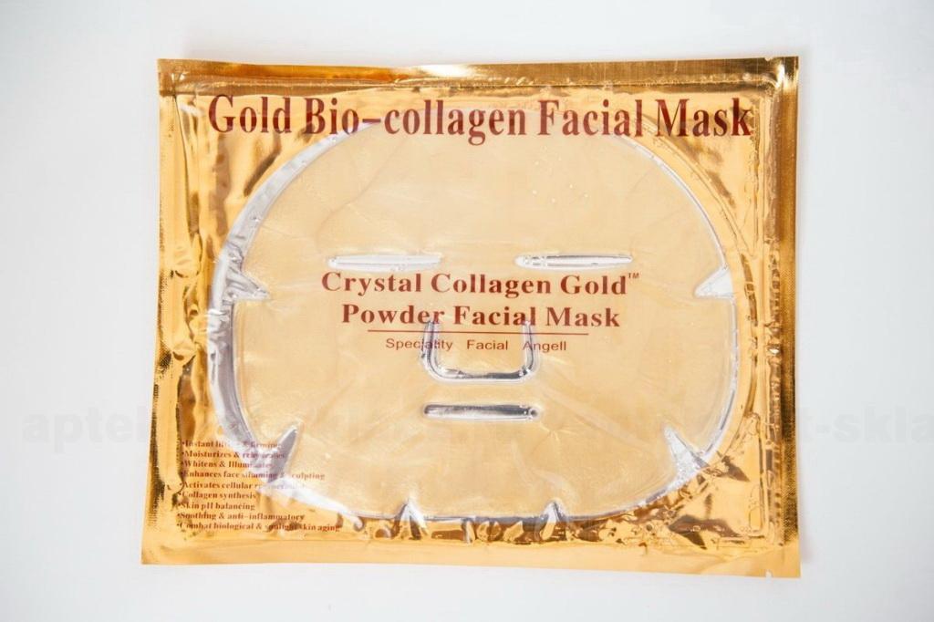 Crystal collagen gold маска д/шеи коллагеновая с ионами золота 35г N 1