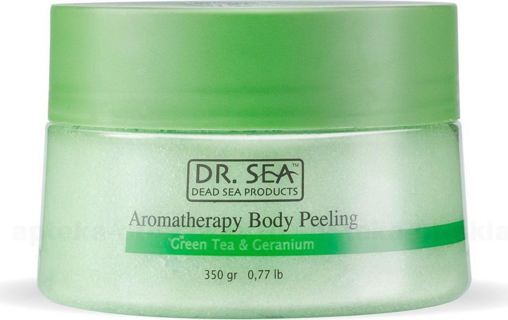Dr.Sea Ароматический пилинг для тела с экстрактом зеленого чая и маслом герани 350г