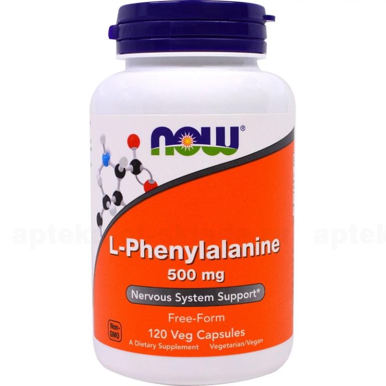 NOW L-Phenylalanine 500мг L-Фенилаланин капс 600мг N 120